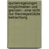 Quotenregelungen  - Möglichkeiten und Grenzen - eine nicht nur theoriegestützte Betrachtung