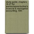 Study Guide, Chapters 16-27 for Warren/Reeve/Duchac's Financial & Managerial Accounting, 10th