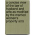 A Concise View Of The Law Of Husband And Wife As Modified By The Married Women's Property Acts