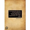 The Memorial Volume Of The Edwards Family Meeting At Stockbridge Mass September 6-7, A.D. 1870 door Onbekend