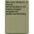 Das Auer Lesebuch. 4. Klasse. Lehrerhandbuch mit Kopiervorlagen. Ausgabe für Baden-Württemberg