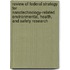 Review Of Federal Strategy For Nanotechnology-Related Environmental, Health, And Safety Research
