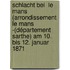 Schlacht bei  Le Mans (Arrondissement Le Mans -(Département  Sarthe) am 10. bis 12. Januar 1871