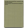 Anzeiger Der Kaiserlichen Akademie Der Wissenschaften, Mathematisch-Naturwissenschaftliche Classe by Akademie der Wissenschaften in Wien. Mat