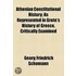 Athenian Constitutional History; As Represented In Grote's History Of Greece, Critically Examined
