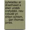 Sylwiadau Ar Draethawd A Elwir Undeb Crefyddol, Neu Rybudd Yn Erbyn Schism, ... Gan Thomas Jones. by Unknown
