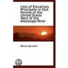 Lists Of Elevations Principally In That Portion Of The United States West Of The Mississippi River door Henry Gannett