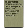 40 elementos funamentales del desarrollo para los ninos / 40 Developmental Assets Poster, Preschool by Unknown