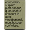 Enumeratio Stirpium Plerarumque, Quae Sponte Crescunt In Agro Vindebonensi, Montibusque Confinibus. door Nikolaus Joseph von Jacquin