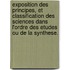 Exposition Des Principes, Et Classification Des Sciences Dans L'Ordre Des Etudes Ou De La Synthese.