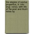 The Elegies Of Sextus Propertius, Tr. Into Engl. Verse, With Life Of The Poet And Illustr. Notes By