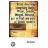 Brand Directory, Comprising Davis, Weber, Summit, Morgan, Wasatch, Part Of Utah And Part Of Uintah C door . Anonymous