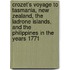 Crozet's Voyage To Tasmania, New Zealand, The Ladrone Islands, And The Philippines In The Years 1771