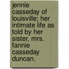 Jennie Casseday Of Louisville; Her Intimate Life As Told By Her Sister, Mrs. Fannie Casseday Duncan. door Fannie Casseday Duncan