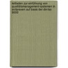 Leitfaden Zur Einführung Von Qualitätsmanagement-systemen In Arztpraxen Auf Basis Der Din/iso 9000 by Alexandra Ernst