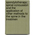Spondylotherapy; Spinal Concussion And The Application Of Other Methods To The Spine In The Treatmen
