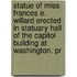 Statue Of Miss Frances E. Willard Erected In Statuary Hall Of The Capitol Building At Washington. Pr