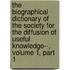 The Biographical Dictionary Of The Society For The Diffusion Of Useful Knowledge--, Volume 1, Part 1