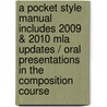 A Pocket Style Manual Includes 2009 & 2010 Mla Updates / Oral Presentations In The Composition Course door Matthew Duncan