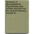 Abstracts Of Gloucestershire Inquisitiones Post Mortem Returned Into The Court Of Chancery, Volume 21