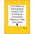 Five Books Of Philosophical Comfort Full Of Christian Consolation Written A 1, 000 Years Since (1609)