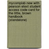 Mycomplab New With Pearson Etext Student Access Code Card For The Little, Brown Handbook (Standalone) door Jane E. Aaron
