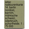 Adac Radtourenkarte 14. Berlin Nordost, Barnim, Märkische Schweiz, Oderbruch, Schorfheide. 1 : 75 000 door Onbekend