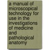 A Manual Of Microscopical Technology For Use In The Investigations Of Medicine And Pathological Anatomy door Carl Friedländer