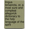 Lingua Tersancta, Or, A Most Sure And Compleat Allegorick Dictionary To The Holy Language Of The Spirit door William Freke