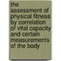 The Assessment Of Physical Fitness By Correlation Of Vital Capacity And Certain Measurements Of The Body
