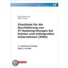 Checkliste Für Die Durchführung Von It-systemprüfungen Bei Kleinen Und Mittelgroßen Unternehmen (kmu) door Wolf-Michael Farr