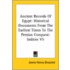 Ancient Records Of Egypt: Historical Documents From The Earliest Times To The Persian Conquest: Indices V5