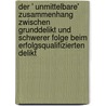 Der ' unmittelbare' Zusammenhang zwischen Grunddelikt und schwerer Folge beim erfolgsqualifizierten Delikt by Georg Küpper