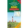 Adac Radtourenkarte 01. Nordfriesland, Nordfriesische Inseln, Sylt, Husum, Flensburg, Schleswig. 1 : 75 000 door Adac Rad Tourenkarte