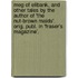 Meg Of Elibank, And Other Tales By The Author Of 'The Nut-Brown Maids'. Orig. Publ. In 'Fraser's Magazine'.