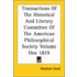 Transactions Of The Historical And Literary Committee Of The American Philosophical Society Volume One 1819