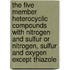 The Five Member Heterocyclic Compounds With Nitrogen And Sulfur Or Nitrogen, Sulfur And Oxygen Except Thiazole