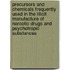 Precursors And Chemicals Frequently Used In The Illicit Manufacture Of Narcotic Drugs And Psychotropic Substances