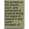 The Puritans Or The Church, Court, And Parliament Of England During The Reigns Of Edward Vi And Queen Elizabeth V3 door Samuel Hopkins
