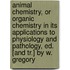 Animal Chemistry, Or Organic Chemistry In Its Applications To Physiology And Pathology, Ed. [And Tr.] By W. Gregory