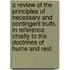 A Review Of The Principles Of Necessary And Contingent Truth, In Reference Chiefly To The Doctrines Of Hume And Reid