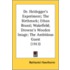 Dr. Heidegger's Experiment; The Birthmark; Ethan Brand; Wakefield; Drowne's Wooden Image; The Ambitious Guest (1913)