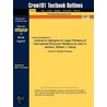 Outlines & Highlights For Legal Problems Of International Economic Relations By John H. Jackson, William J. Davey, Isbn by Cram101 Textbook Reviews