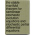 The Stable Manifold Theorem For Semilinear Stochastic Evolution Equations And Stochastic Partial Differential Equations