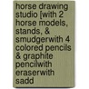 Horse Drawing Studio [With 2 Horse Models, Stands, & SmudgerWith 4 Colored Pencils & Graphite PencilWith EraserWith Sadd door Mary Iverson