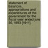 Statement Of Balances, Appropriations And Expenditures Of The Government For The Fiscal Year Ended June 30, 1893-[1911].