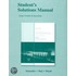 Student Solutions Manual For Introductory Mathematical Analysis For Business, Economics, And The Life And Social Sciences