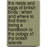 The Nests And Eggs Of British Birds : When And Where To Find Them : Being A Handbook To The Oology Of The British Islands