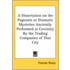 A Dissertation On The Pageants Or Dramatic Mysteries Anciently Performed At Coventry By The Trading Companies Of That City