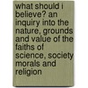 What Should I Believe? an Inquiry Into the Nature, Grounds and Value of the Faiths of Science, Society Morals and Religion door George Trumbull Ladd